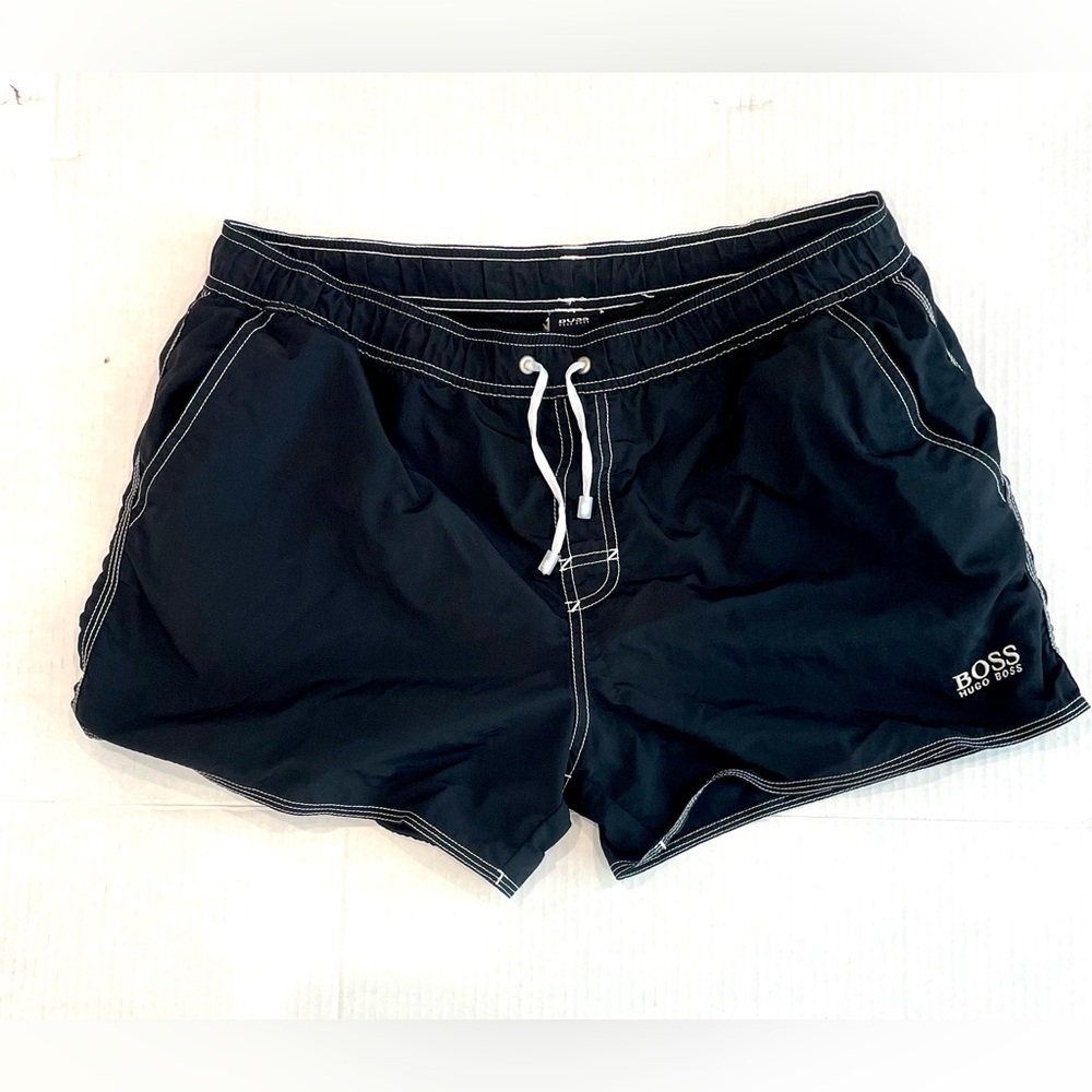 BOSS Hugo Boss Men’s Black Swim Shorts M Medium